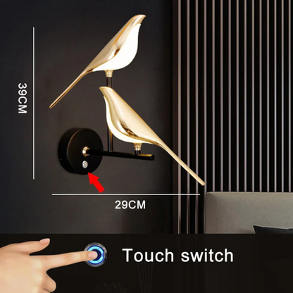 LuminaBird - Modern Rotating LED Wall Lamp