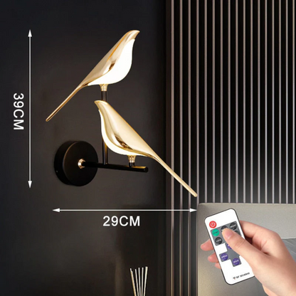 LuminaBird - Modern Rotating LED Wall Lamp