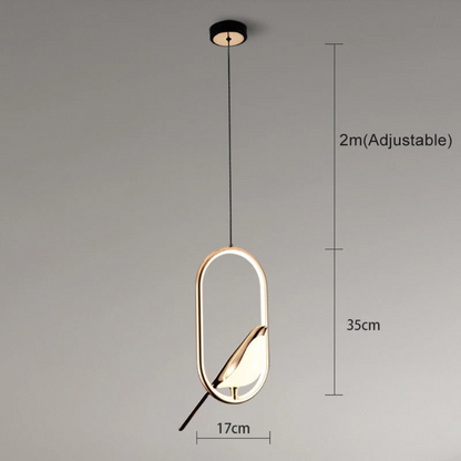 LuminaBird - Modern Rotating LED Wall Lamp
