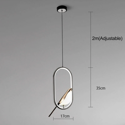 LuminaBird - Modern Rotating LED Wall Lamp