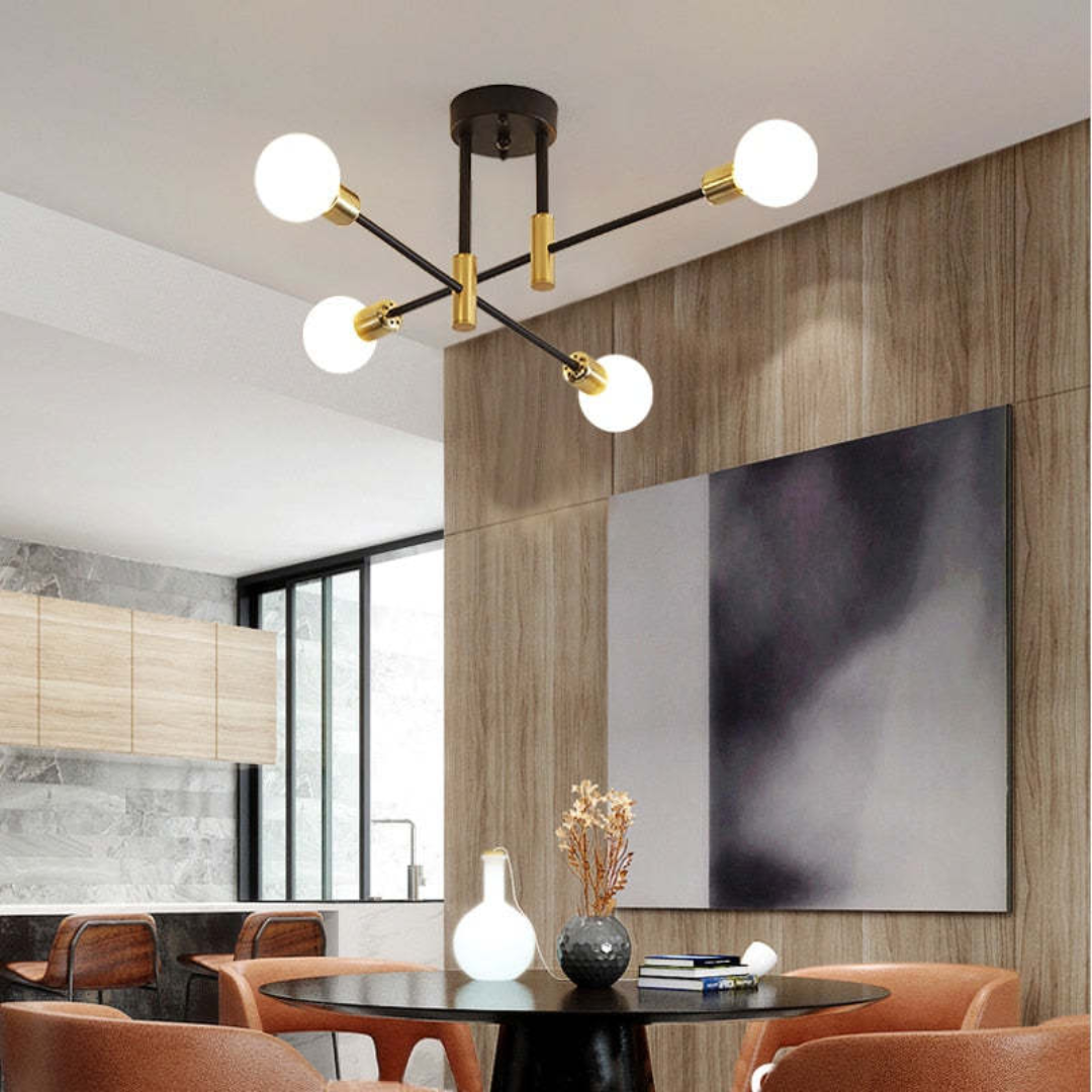 Lumière Royale – Luxury LED Ceiling Lamp for Living Room