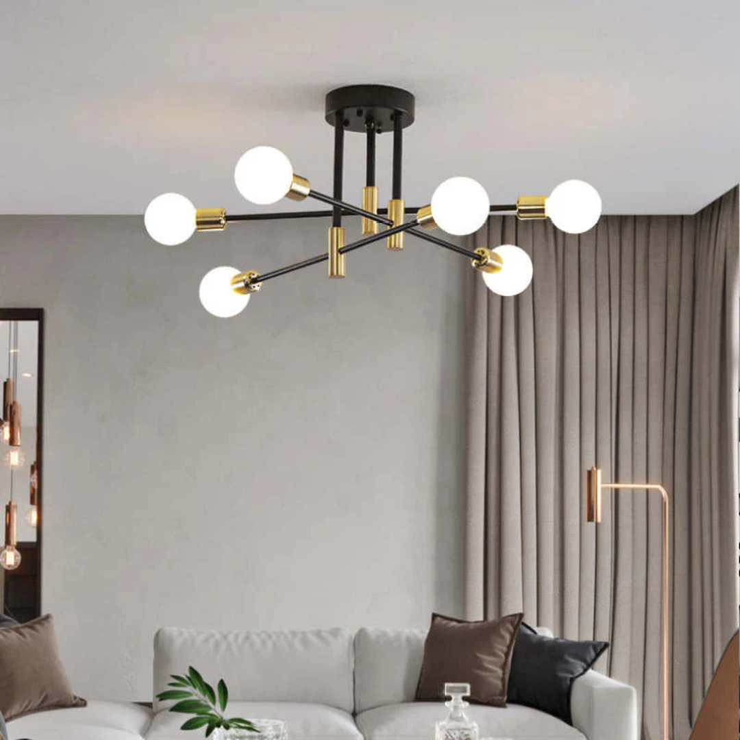 Lumière Royale – Luxury LED Ceiling Lamp for Living Room