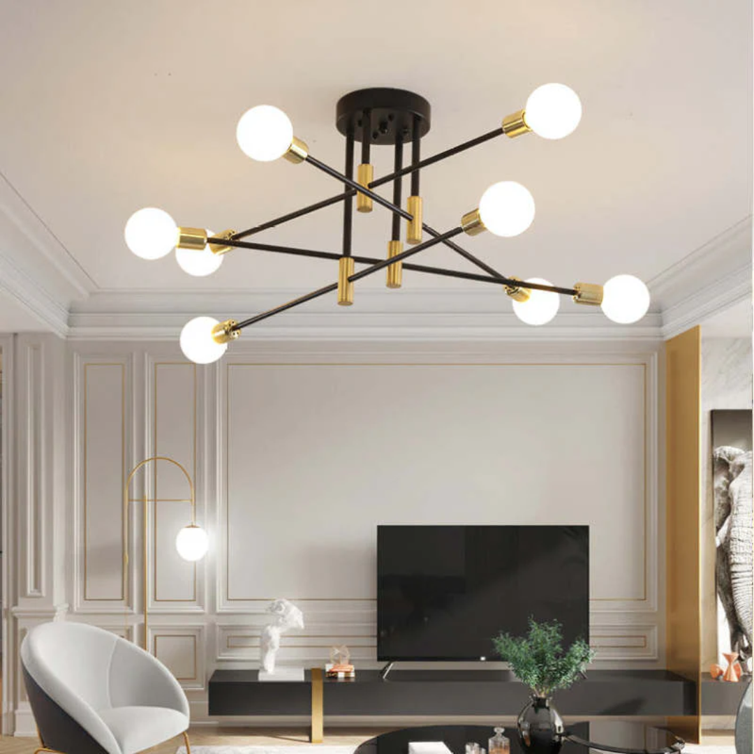 Lumière Royale – Luxury LED Ceiling Lamp for Living Room