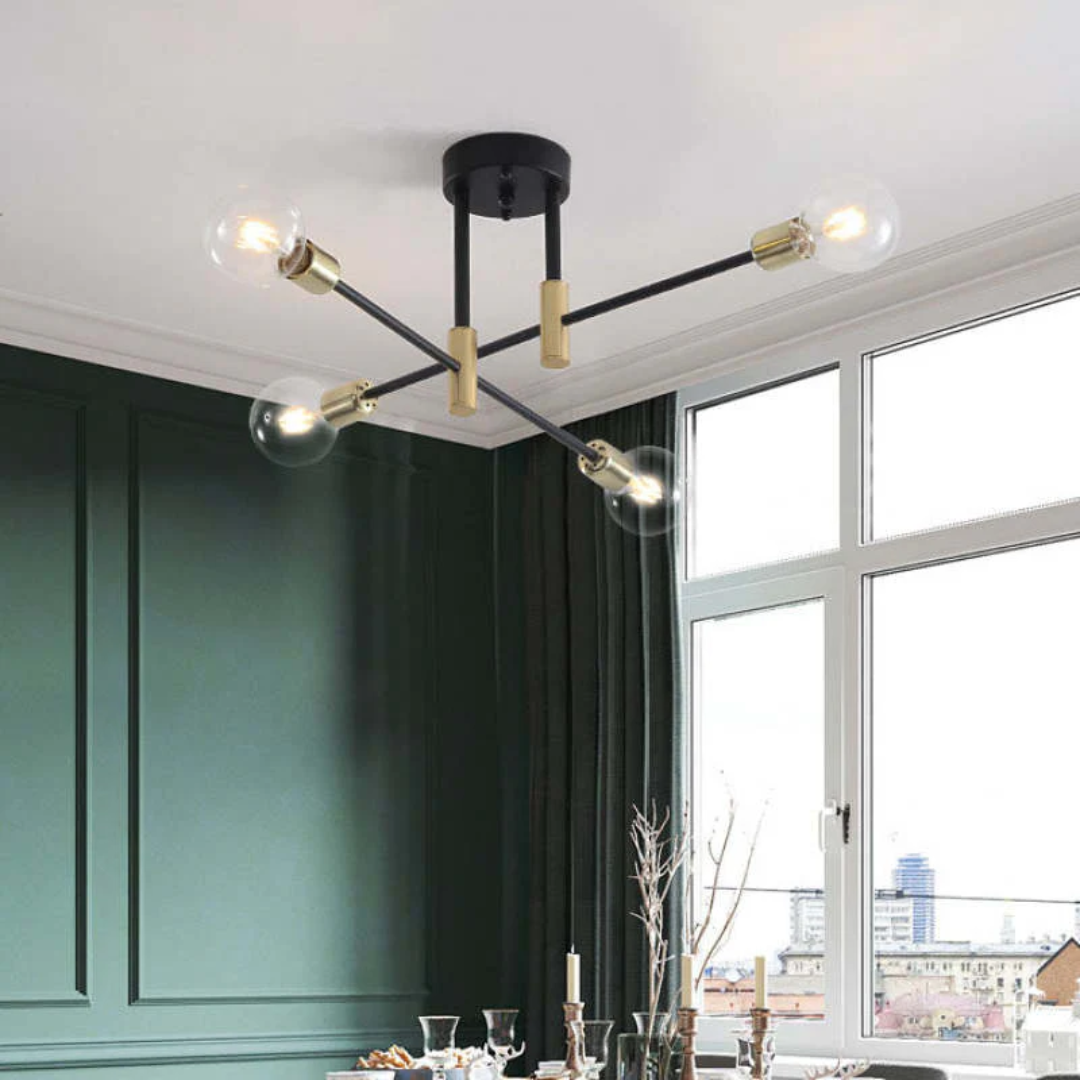 Lumière Royale – Luxury LED Ceiling Lamp for Living Room