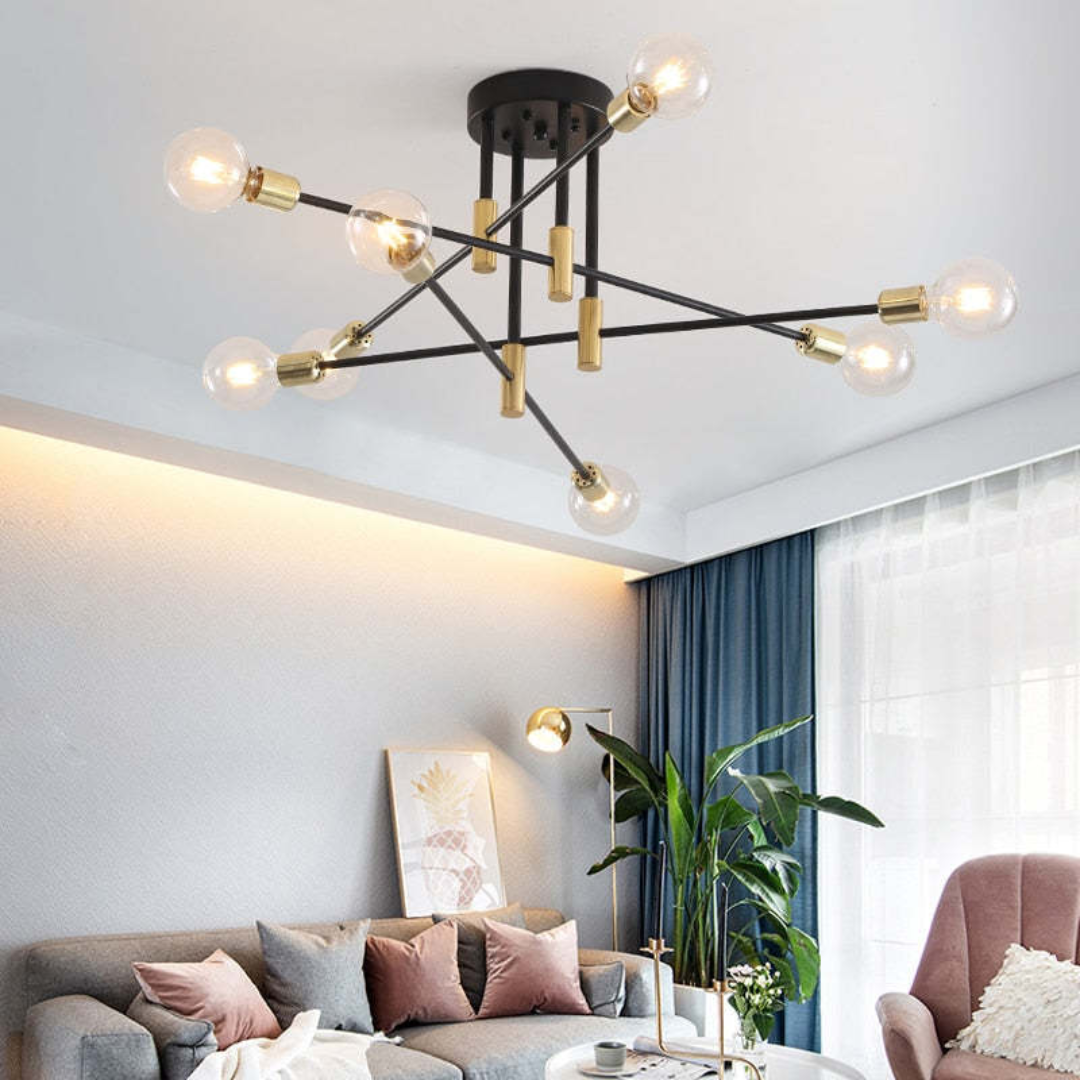 Lumière Royale – Luxury LED Ceiling Lamp for Living Room