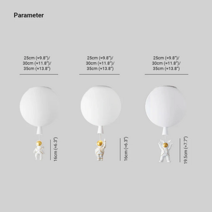 CosmoGlow - Playful LED Ceiling Lamp for Kids Room