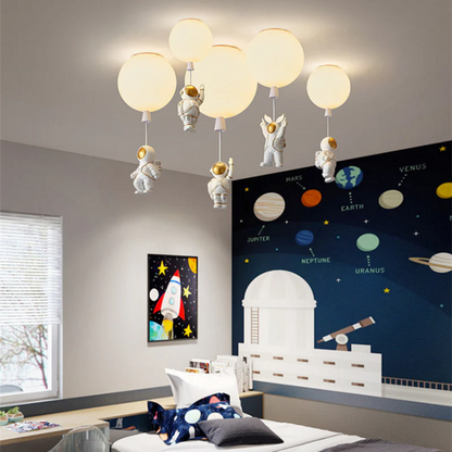 CosmoGlow - Playful LED Ceiling Lamp for Kids Room
