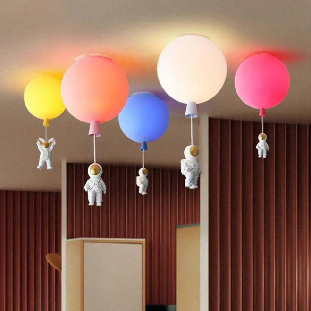 CosmoGlow - Playful LED Ceiling Lamp for Children's Room