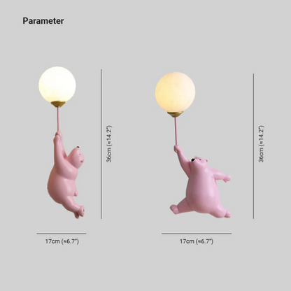 TeddyGlow - Stylish LED Wall Light for Wall