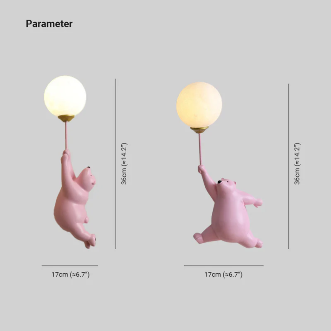 TeddyGlow - Stylish LED Wall Lamp for the Wall