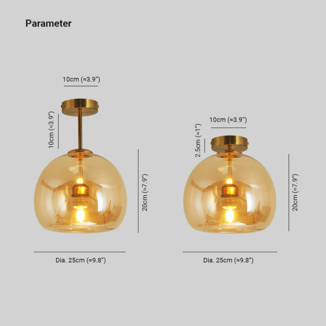 AureliaGlow - Modern Round LED Ceiling Lamp