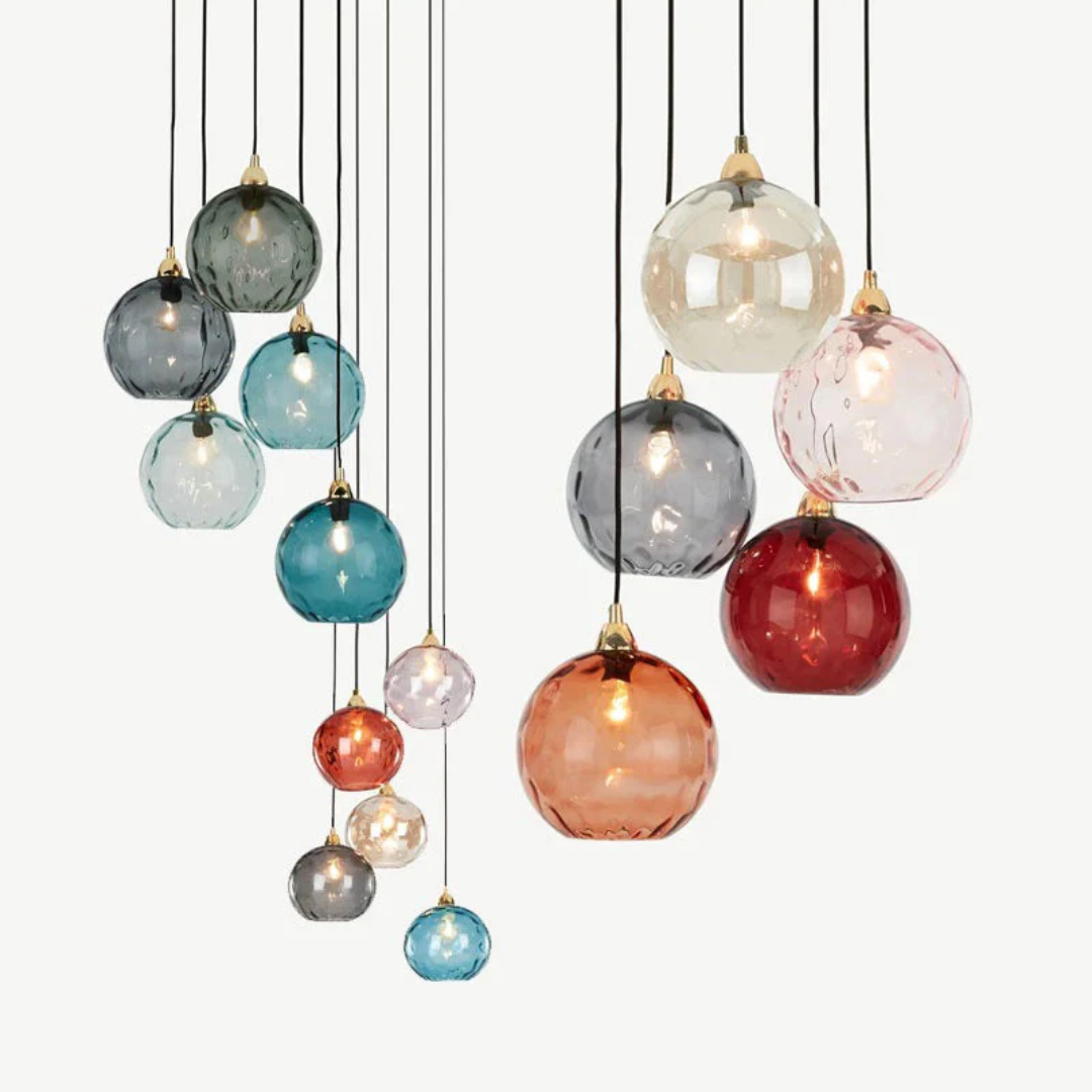 ClusterGlow - Elegant 3-Lamp Pendant Lamp for Mood Lighting