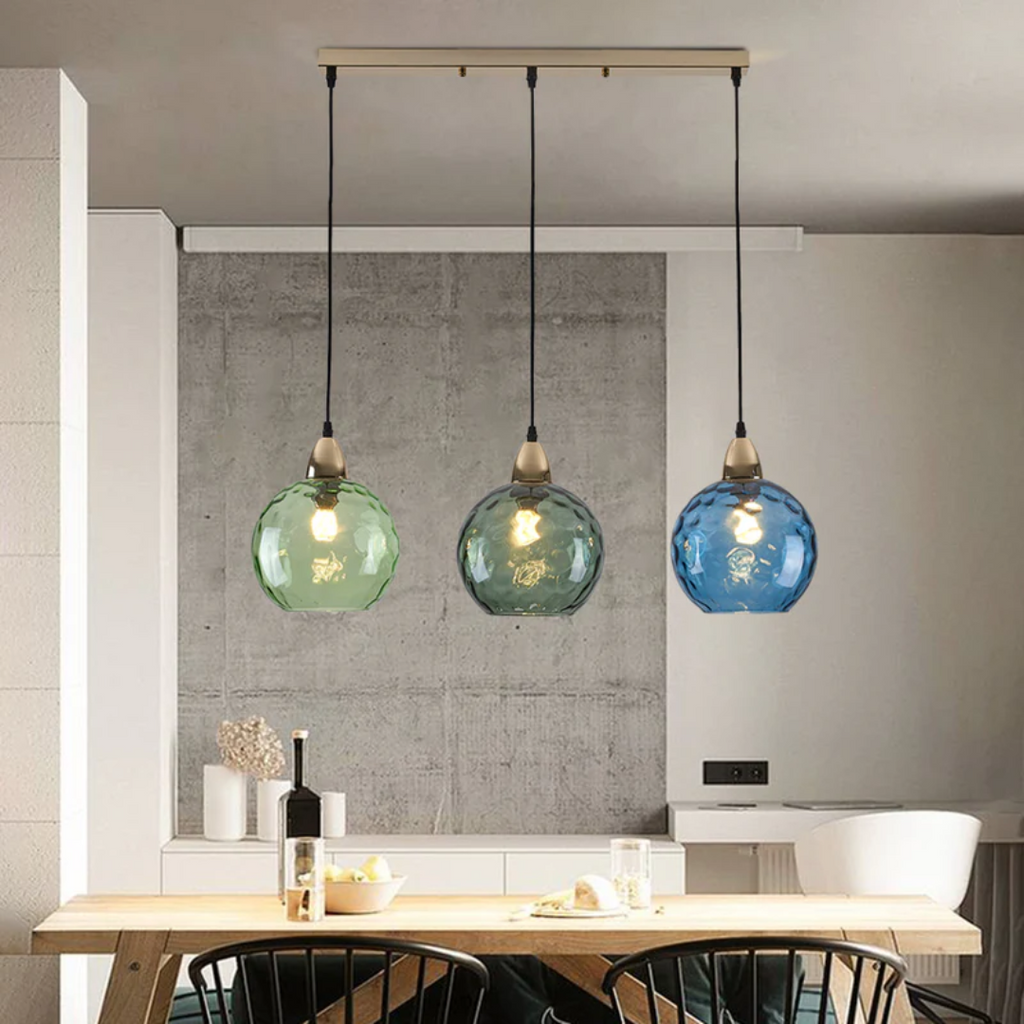 ClusterGlow - Elegant 3-Light Pendant for Ambient Lighting
