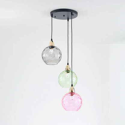 ClusterGlow - Elegant 3-Lamp Pendant Lamp for Mood Lighting