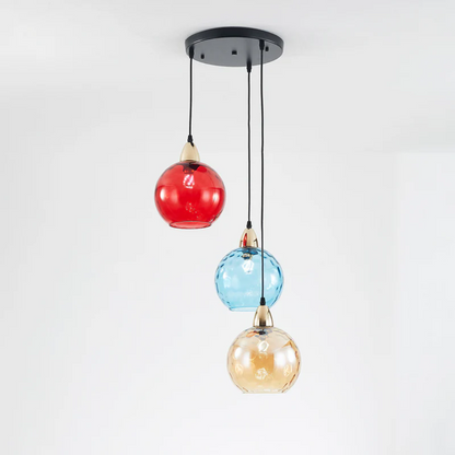ClusterGlow - Elegant 3-Lamp Pendant Lamp for Mood Lighting