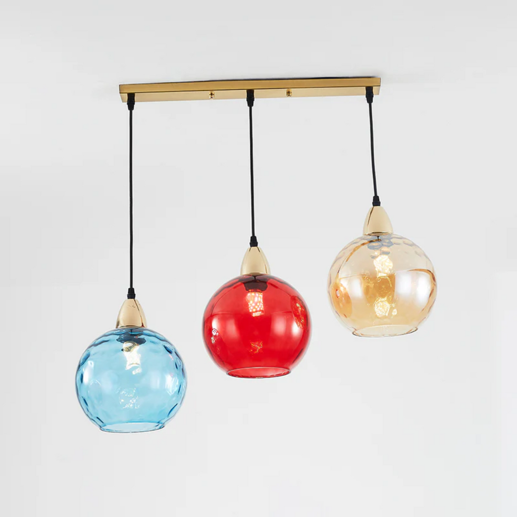 ClusterGlow - Elegant 3-Light Pendant for Ambient Lighting