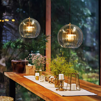 AuroraSphere - Elegant Spherical LED Pendant Lamp