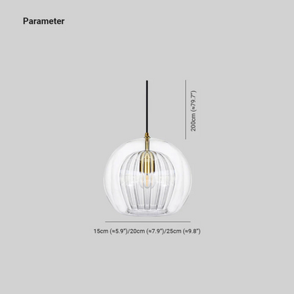 AuroraSphere - Elegant Spherical LED Pendant Lamp
