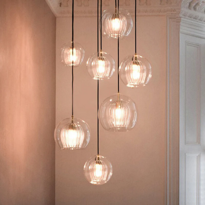 AuroraSphere - Elegant Spherical LED Pendant Lamp