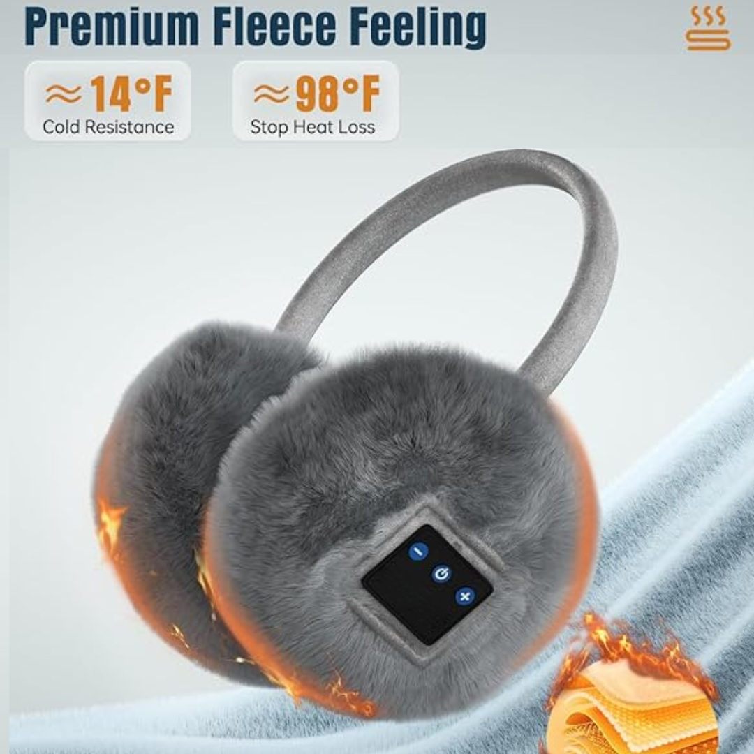 CozyGrooves – Warm Bluetooth Ear Muffs for Winter