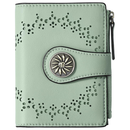 ClaireSlim - Elegant RFID Women's Wallet with Zipper