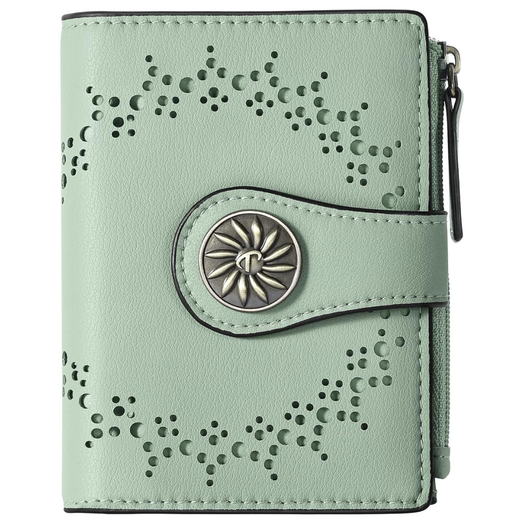 ClaireSlim – Elegant RFID Ladies' Wallet with Zipper