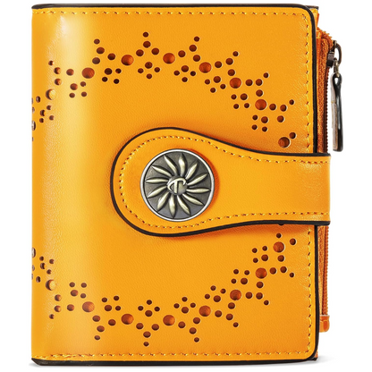 ClaireSlim - Elegant RFID Women's Wallet with Zipper