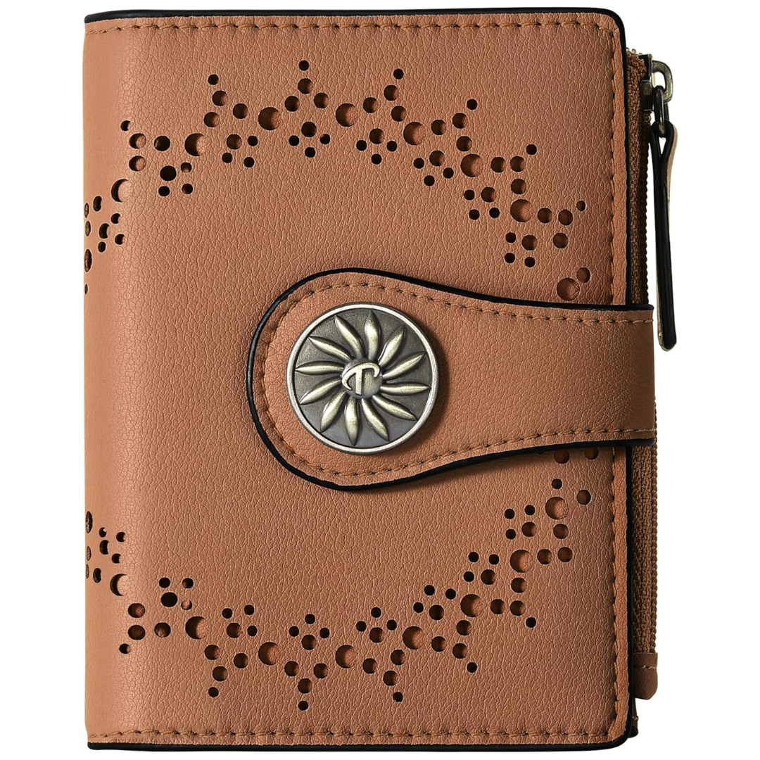 ClaireSlim - Elegant RFID Women's Wallet with Zipper