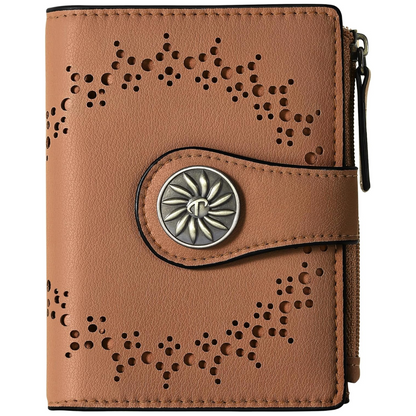 ClaireSlim - Elegant RFID Women's Wallet with Zipper