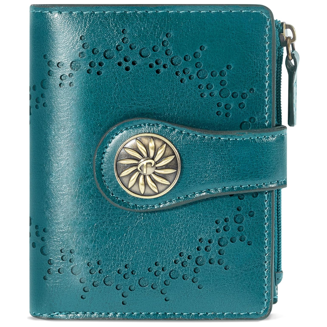 ClaireSlim - Elegant RFID Women's Wallet with Zipper