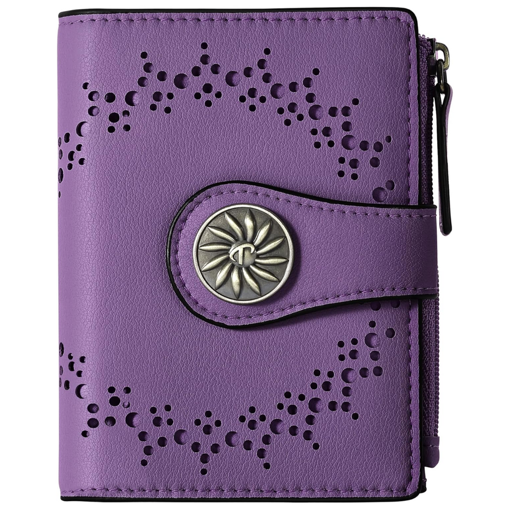 ClaireSlim – Elegant RFID Ladies' Wallet with Zipper