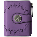 ClaireSlim – Elegant RFID Women's Wallet Whiteh Zipper