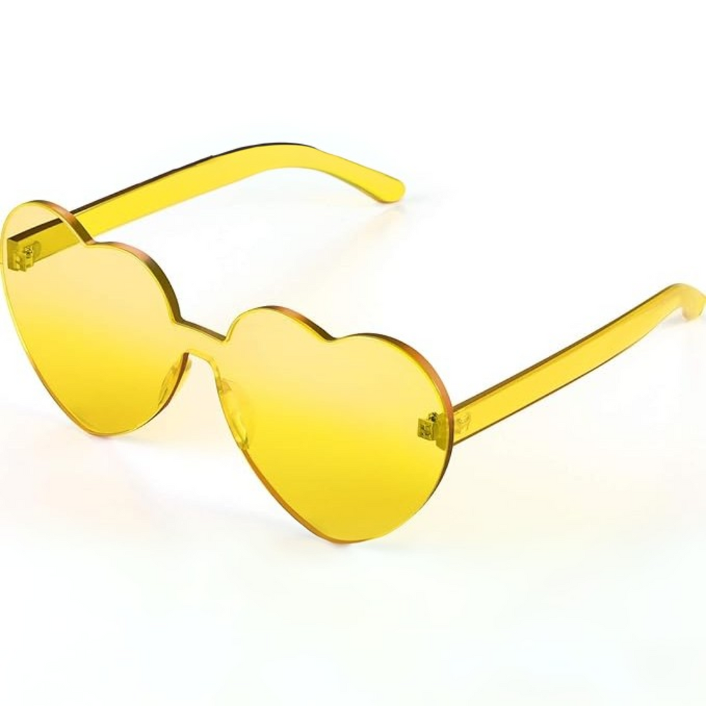 HeartGlare - Rimless Transparent Sunglasses for Style