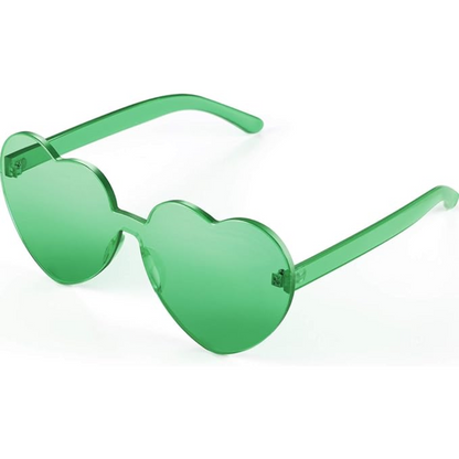 CoraLens - Trendy Rimless Heart-Shaped Sunglasses
