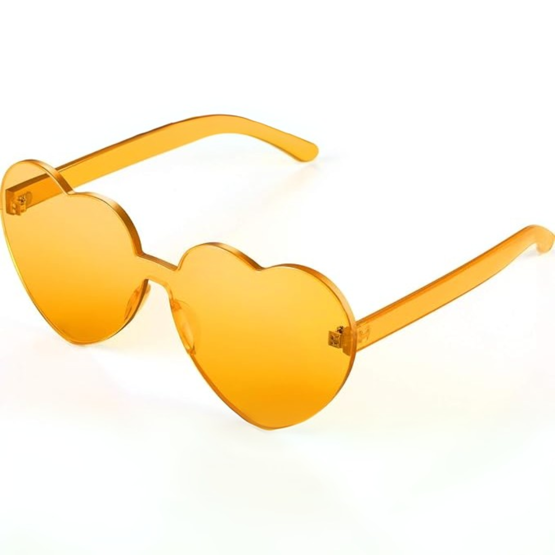 CoraLens - Trendy Rimless Heart-Shaped Sunglasses