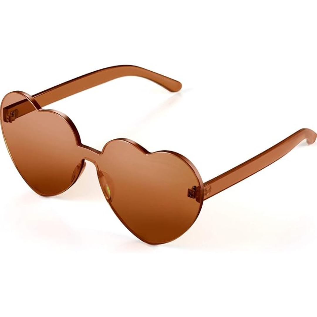 CoraLens - Trendy Rimless Heart-Shaped Sunglasses