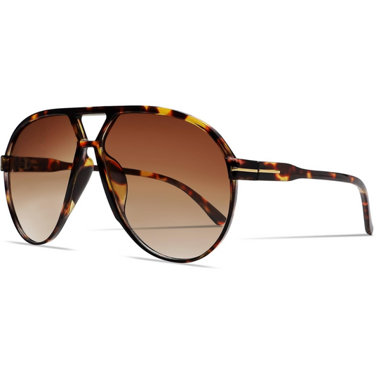 AmaraVision - Retro Large Aviator Sunglasses