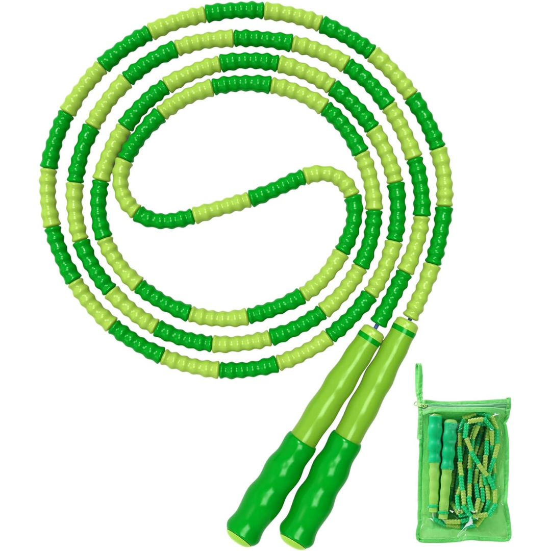 FlexiRope – Adjustable Beaded Jump Rope for Fitness