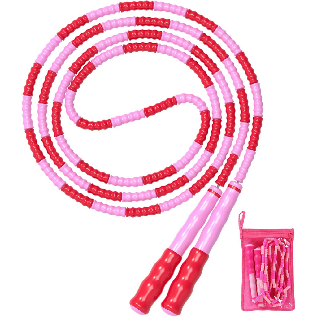 FlexiRope – Adjustable Beaded Jump Rope for Fitness