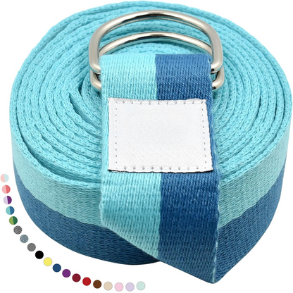 FlexFit – Adjustable Yoga Strap with D-Ring
