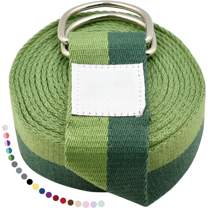 FlexFit – Adjustable Yoga Strap with D-Ring