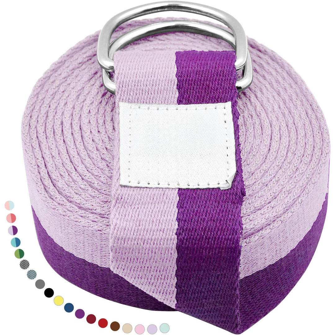FlexFit – Adjustable Yoga Strap with D-Ring