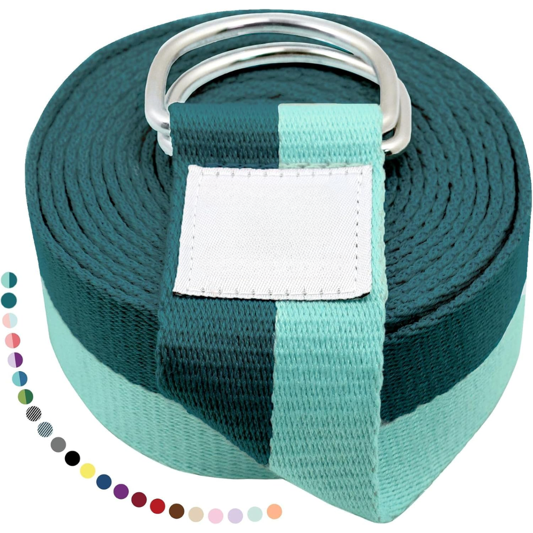 FlexFit – Adjustable Yoga Strap with D-Ring