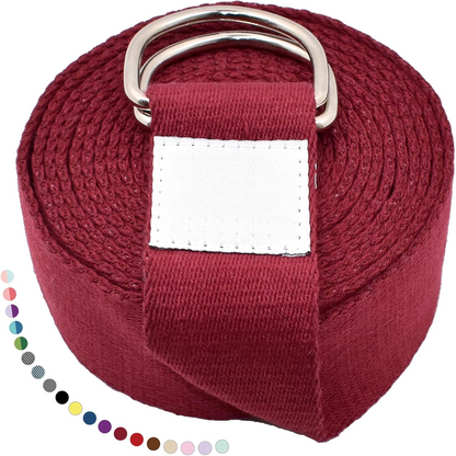 FlexFit – Adjustable Yoga Strap with D-Ring
