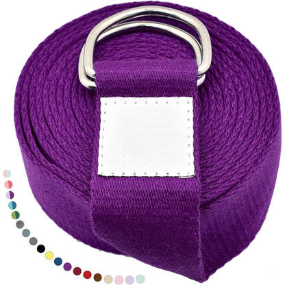 FlexFit – Adjustable Yoga Strap with D-Ring