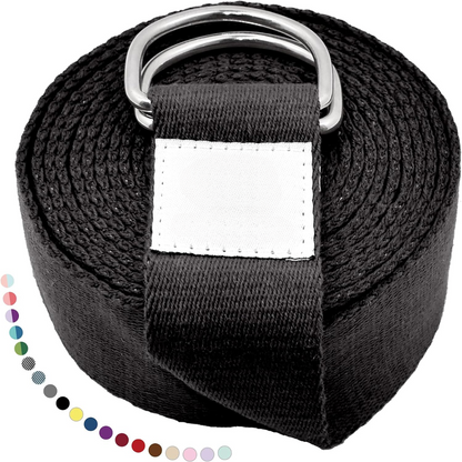 FlexFit – Adjustable Yoga Strap with D-Ring