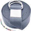 FlexFit – Adjustable Yoga Band Whiteh D-Ring