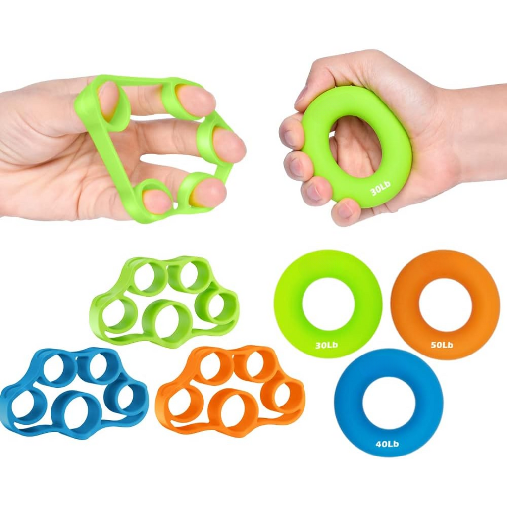 PowerGrip Set - Hand Strengtheners for Strength Training (6 Pieces)