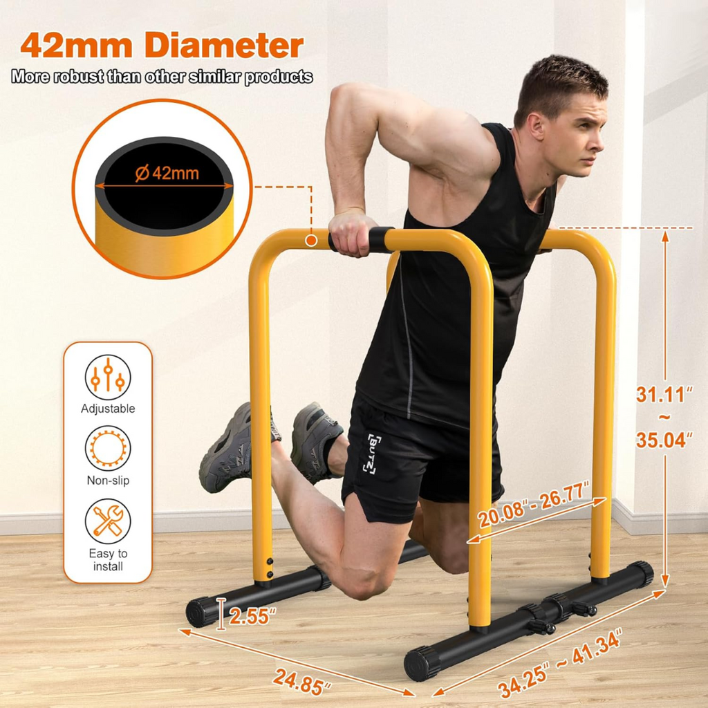 PowerDip - Sturdy Dip Station & Push-up Stand