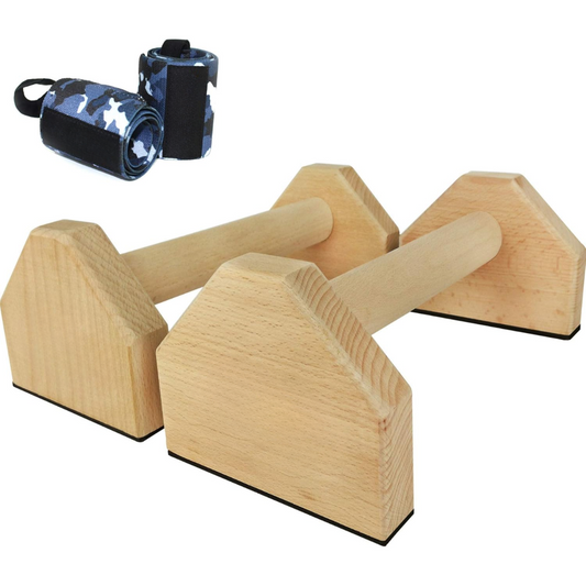 Calisthenics PowerBars – Sturdy Wooden Push-Up Bars